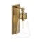 Z-Lite Wentworth 1 Light Wall Sconce, Rubbed Brass & Clear 2300-1SL-RB - alternate 4